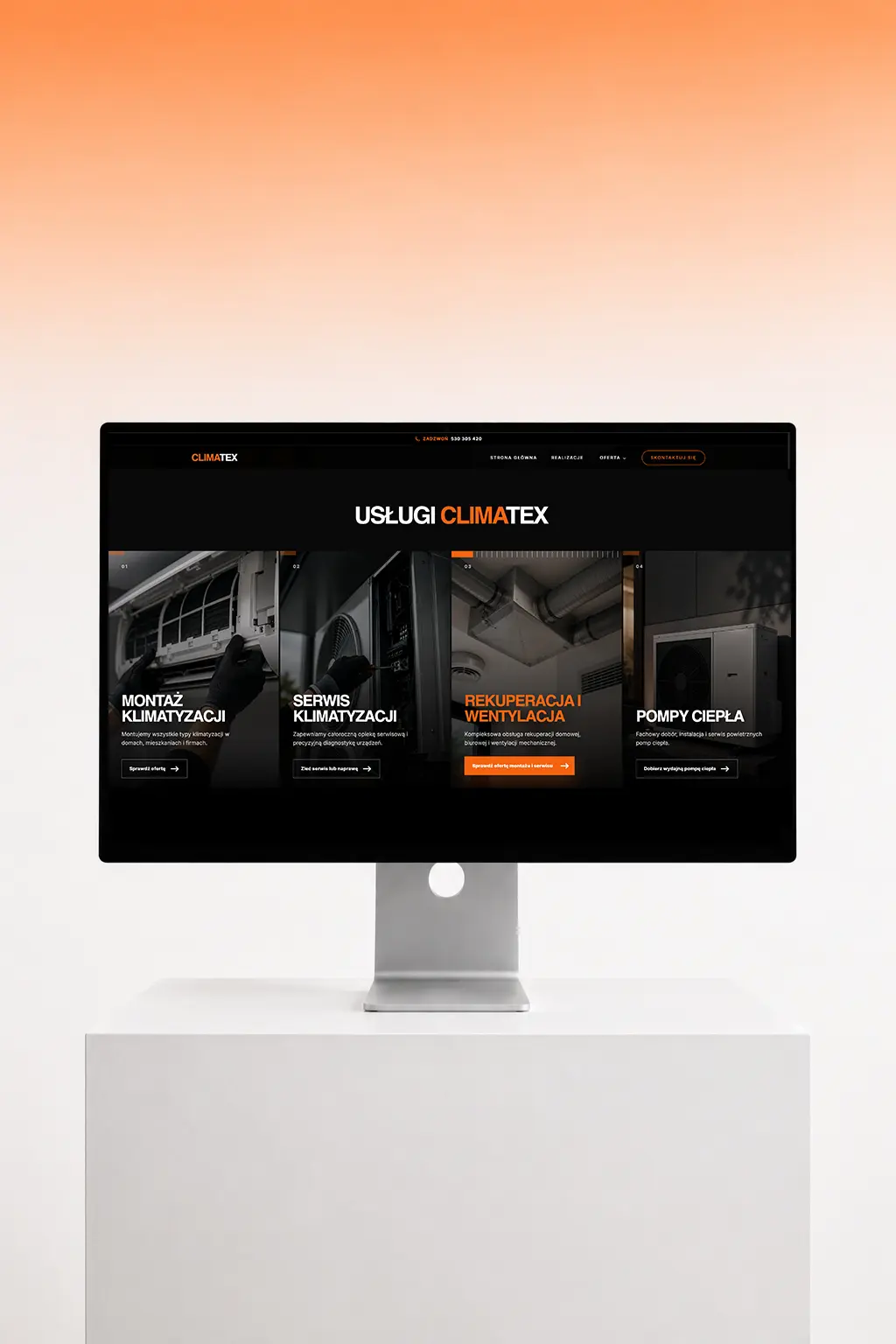 Projekt strony internetowej Studio Auto Spa
